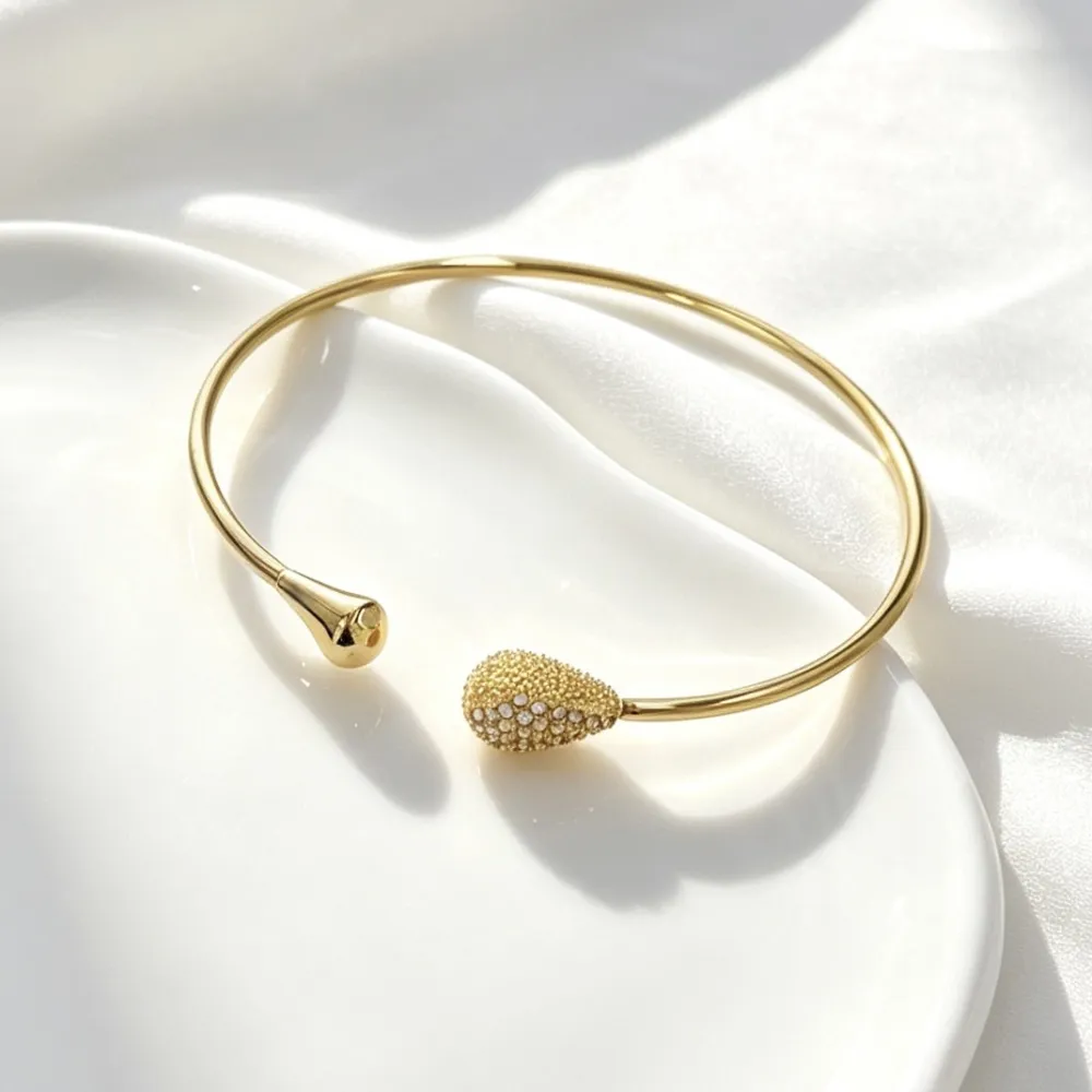 Goccia-Bracciale Rigido in Acciaio - BR-103-AA6789B