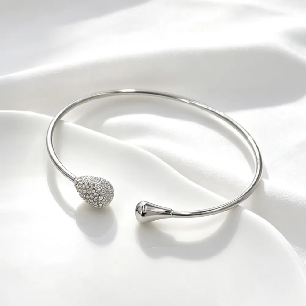 Goccia-Bracciale Rigido in Acciaio - BR-103-AA6789B