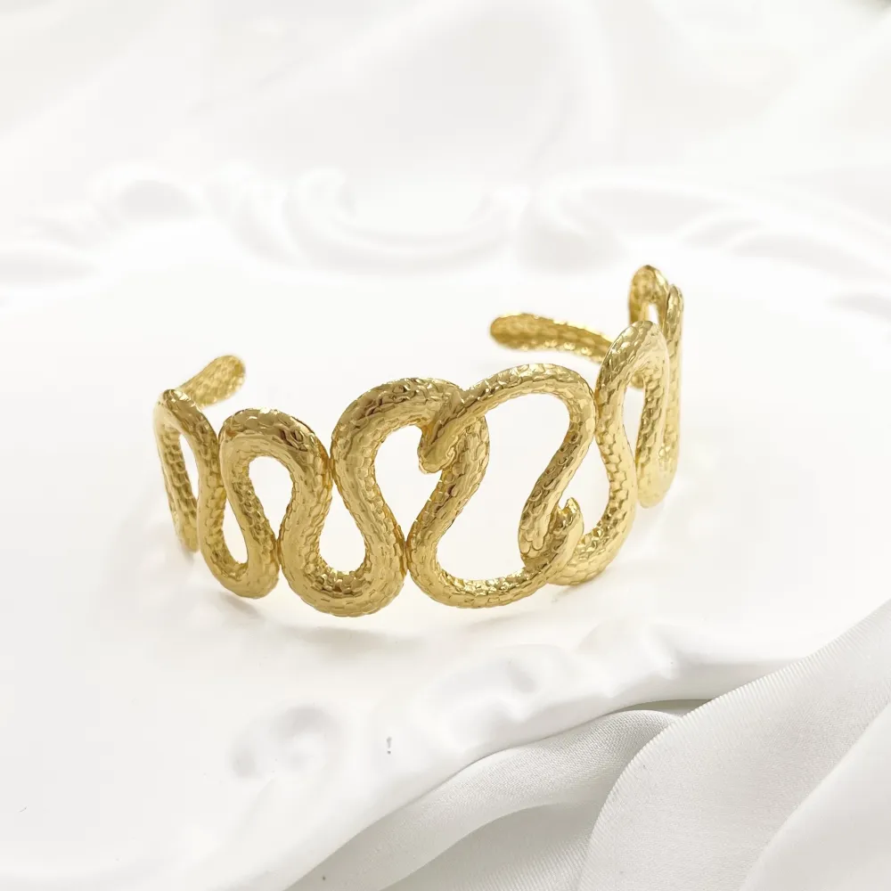 Serpenti -Bracciale Rigido in Acciaio - BR-744-16
