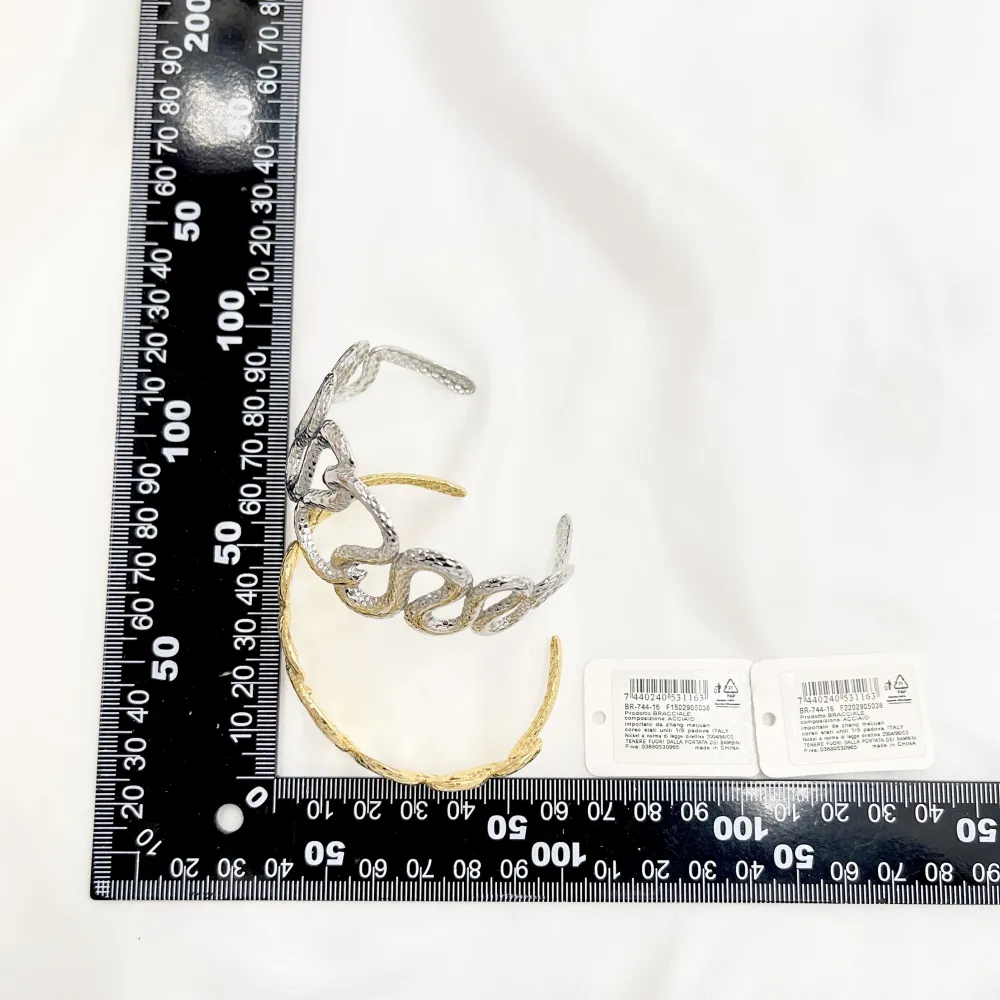 Serpenti -Bracciale Rigido in Acciaio - BR-744-16