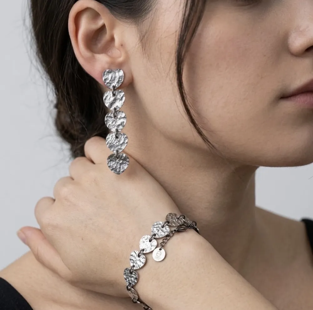 Cuore-Bracciale in Acciaio - BR-795-17237