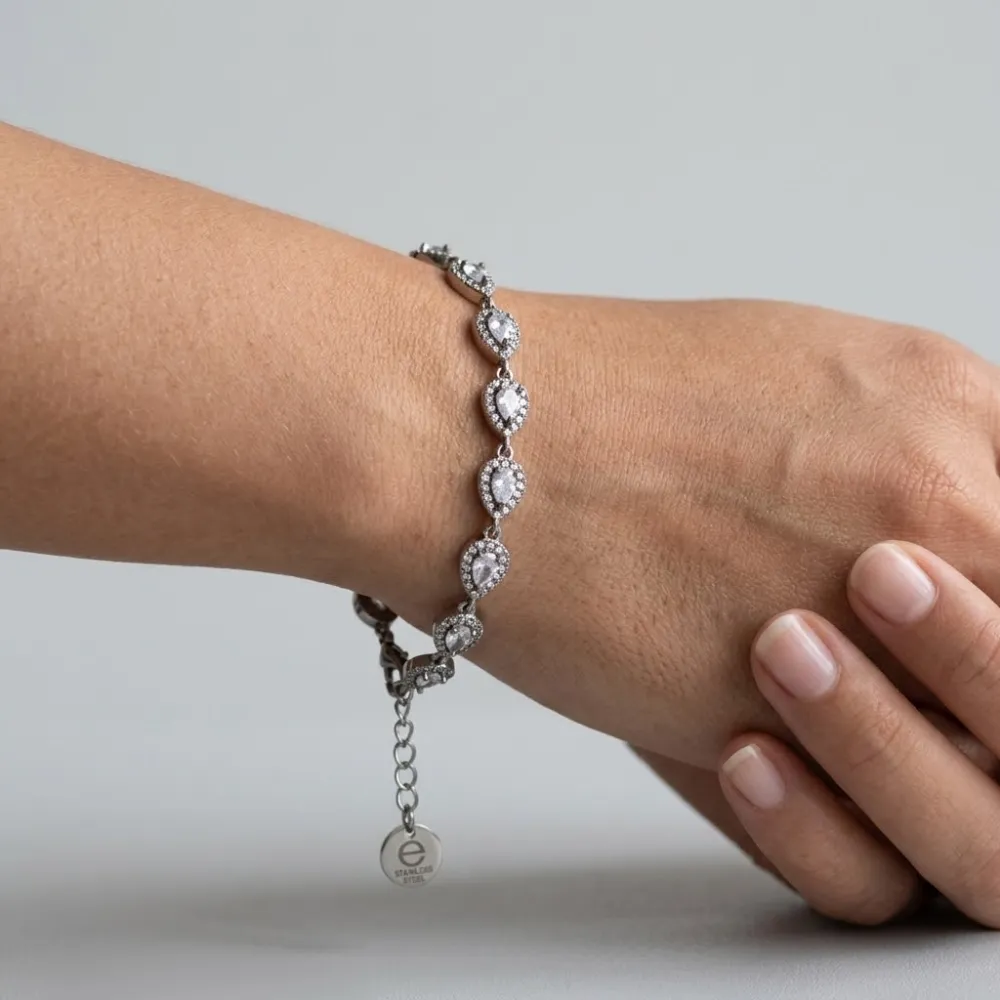 Goccia-Bracciale in Acciaio - BR-103-AA7420B