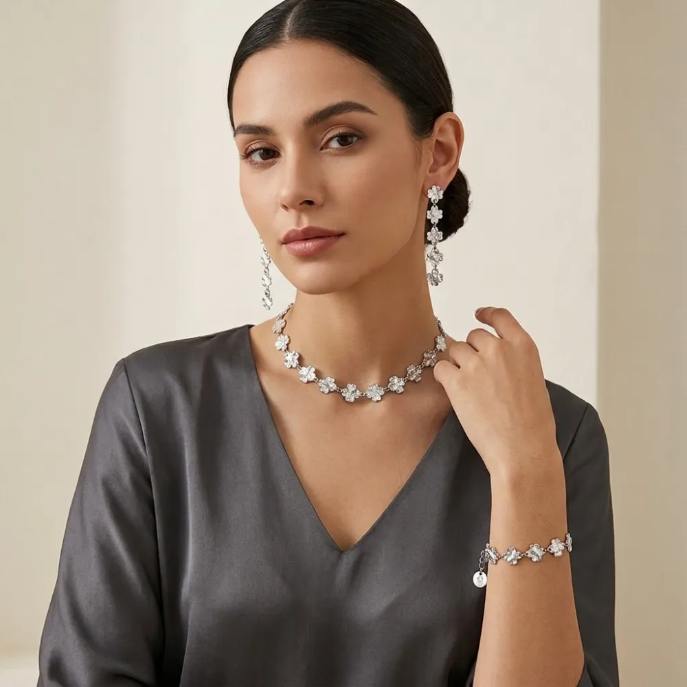 Quadrifoglio-Bracciale in Acciaio - BR-795-17230