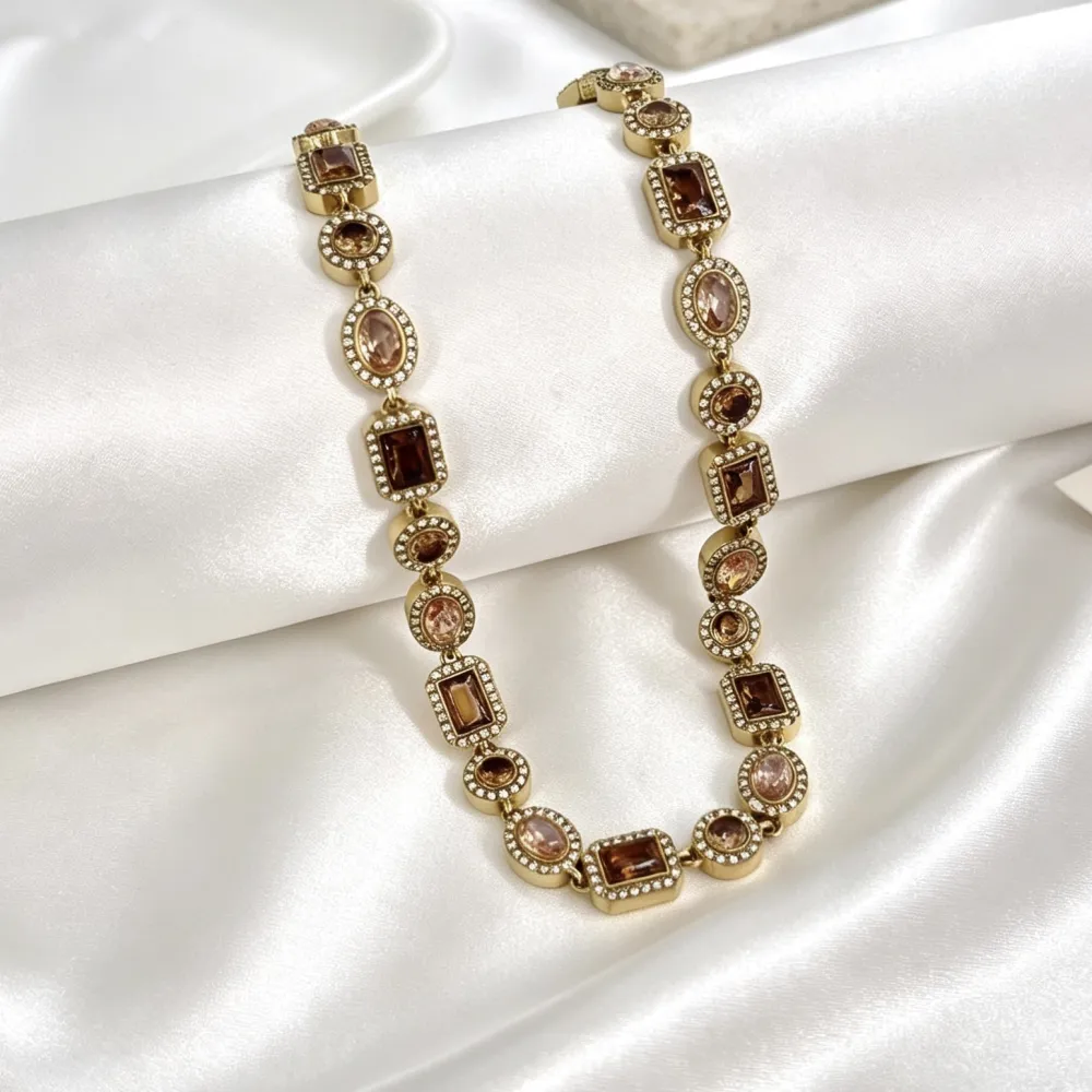 Punti luce-Collana Corta in Acciaio - CL-795-12981