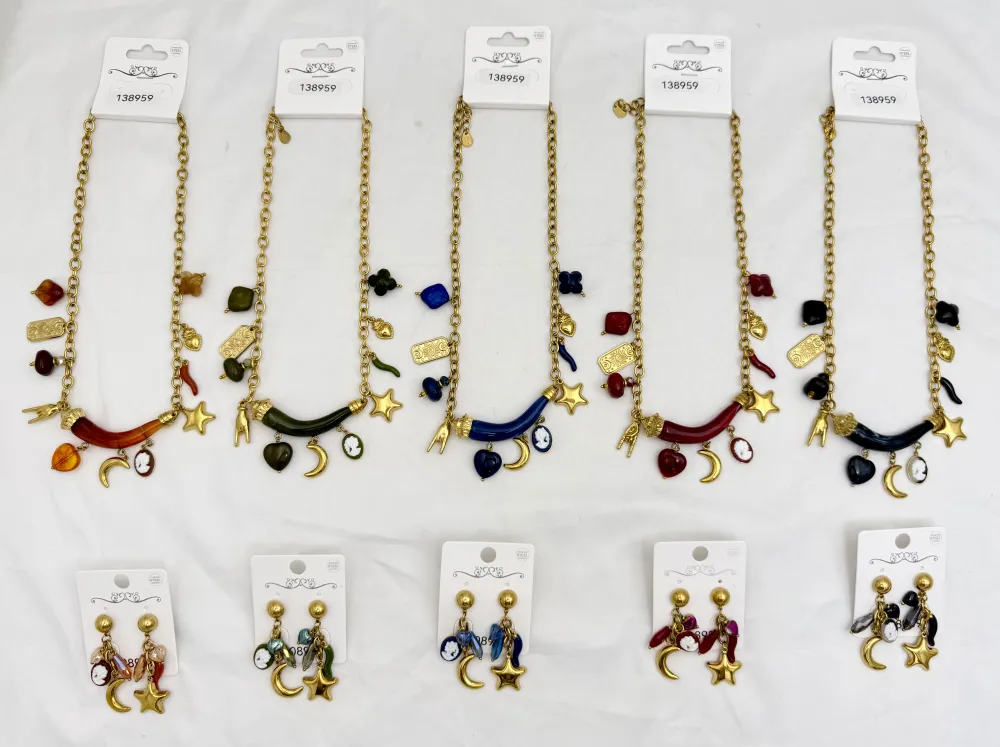 Luna, Stella, Dama-Orecchini Moda Pendente - OR-732-726