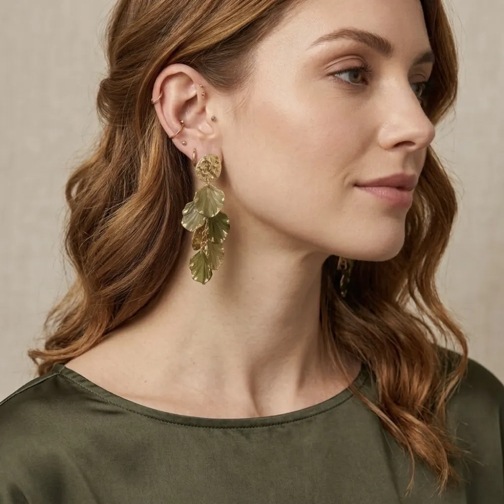 Petali-Orecchini Moda Pendente - OR-732-674