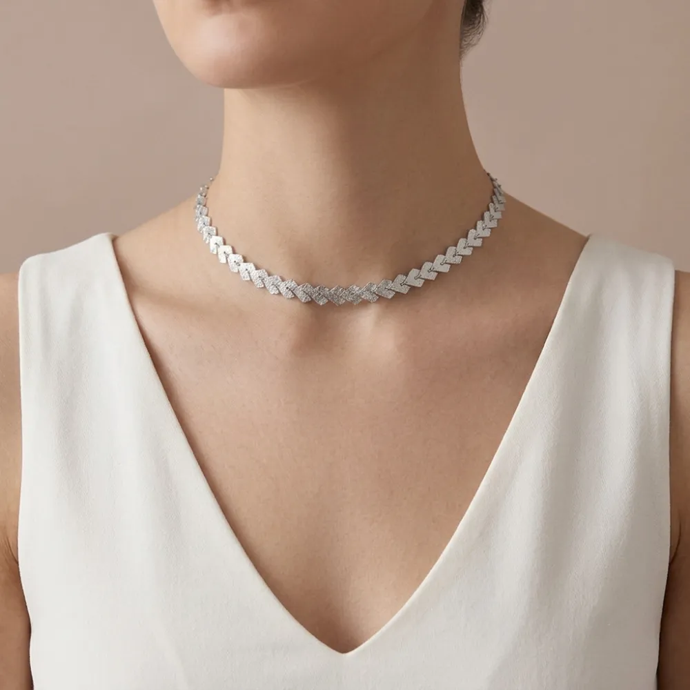 Cuore-Collana Corta in Acciaio - CL-795-13256