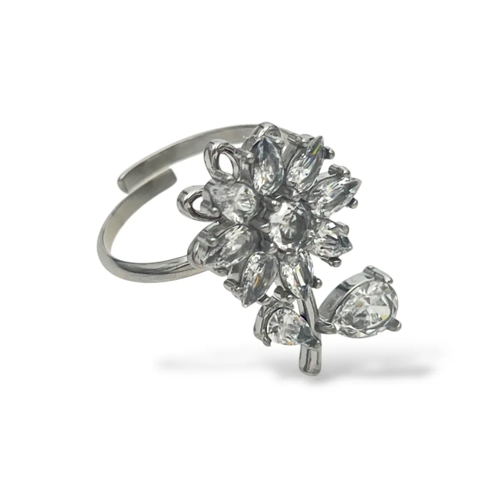 Fiore spinner-Anello in Acciaio - AN-795-15465