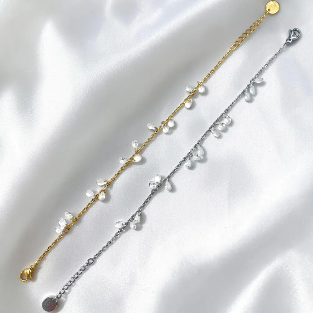 Gocce-Bracciale in Acciaio - BR-103-AA7565B