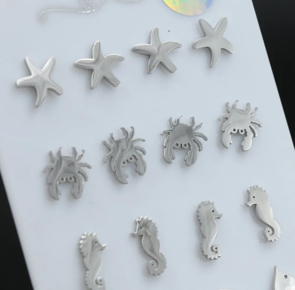 OPA413-853-Tema Mare - Orecchini Acciaio (Conf. da 12 paia)_Argento_2