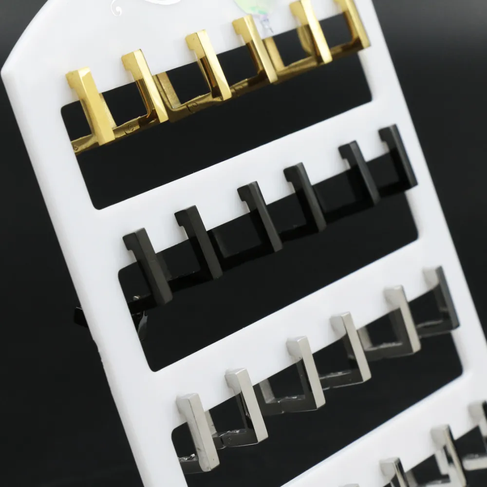 OPA450-213-Quadrato - 12 Paia Orecchini Acciaio_MIX_2