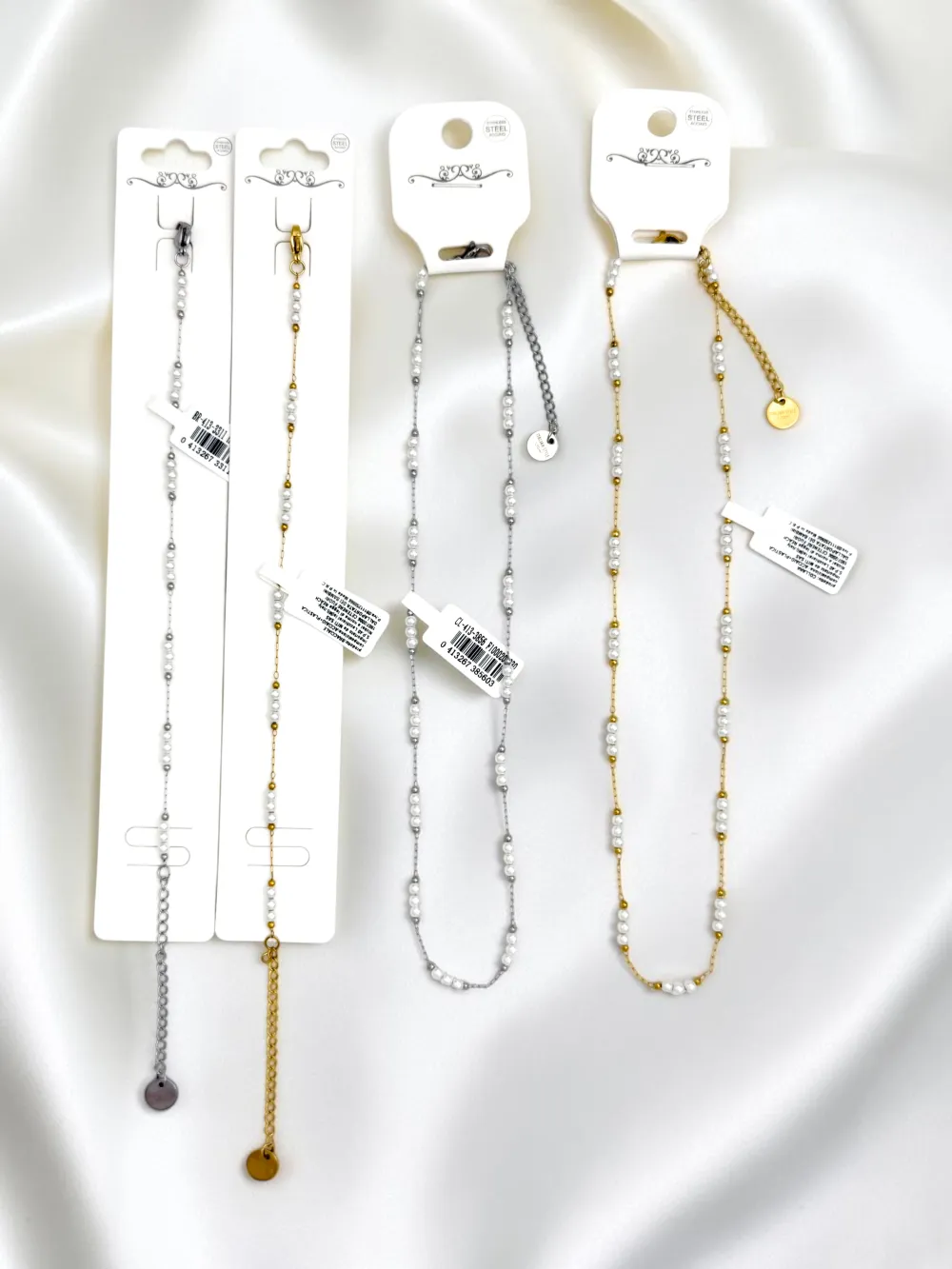 Perline-Bracciale in acciaio - BR-413-3311