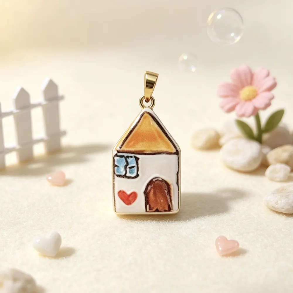 Casa-Ciondolo/Charms in Acciaio - DIY-413-Casa