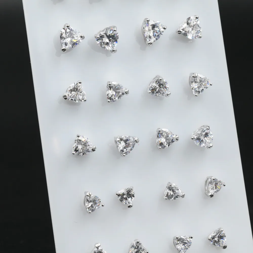 Triangolo Scalare XP - Orecchini (Conf. 12 Paia)_Argento_2