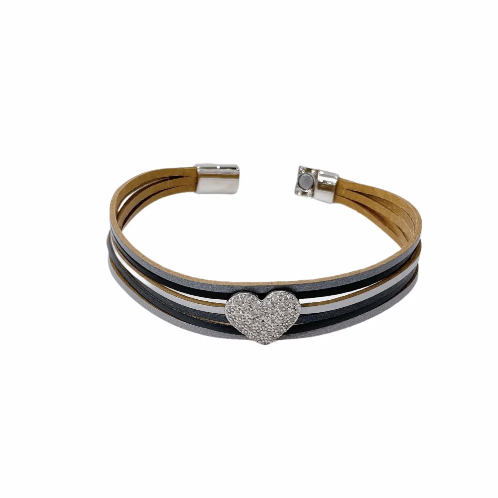 10Pz Bracciali +Cuscino in Omaggio - BPM176-168-Multifili con Charmes-10 Pz Bracciali