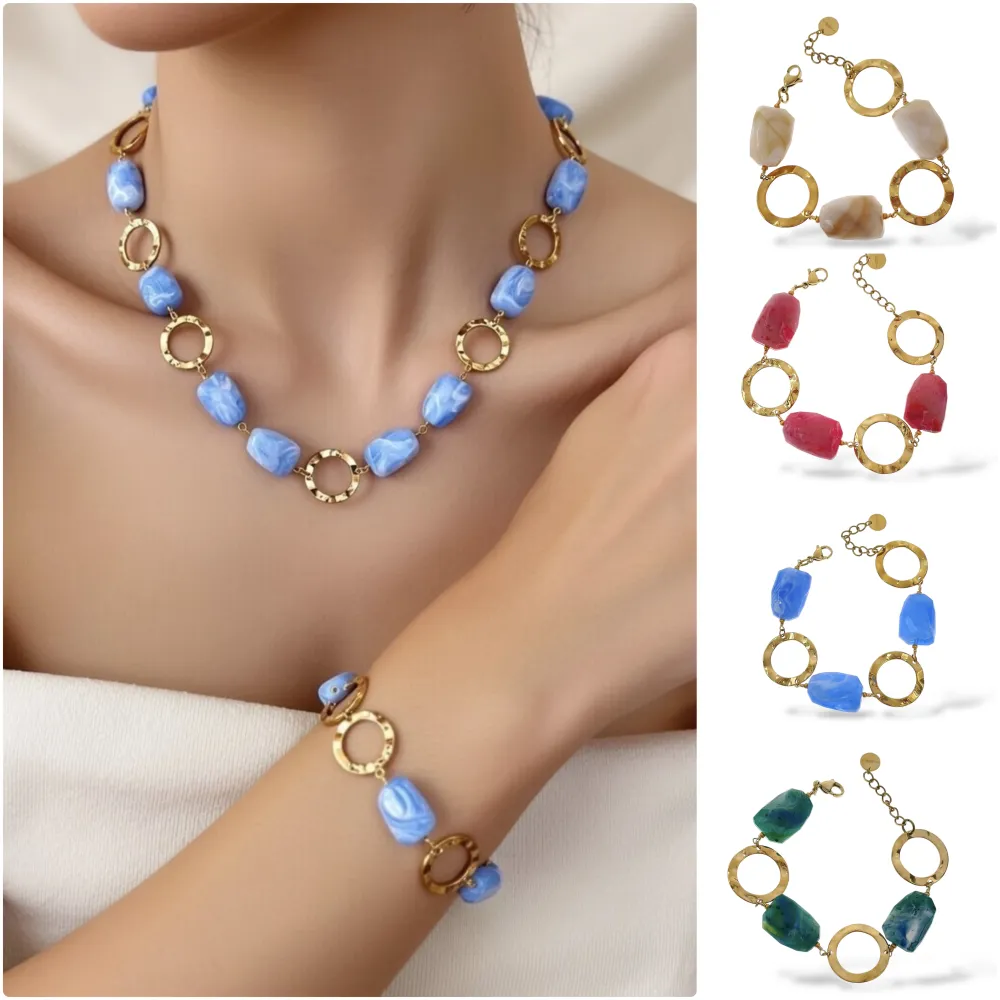 Cerchio -Bracciale in Acciaio - BR-794-82 (Fucsia)