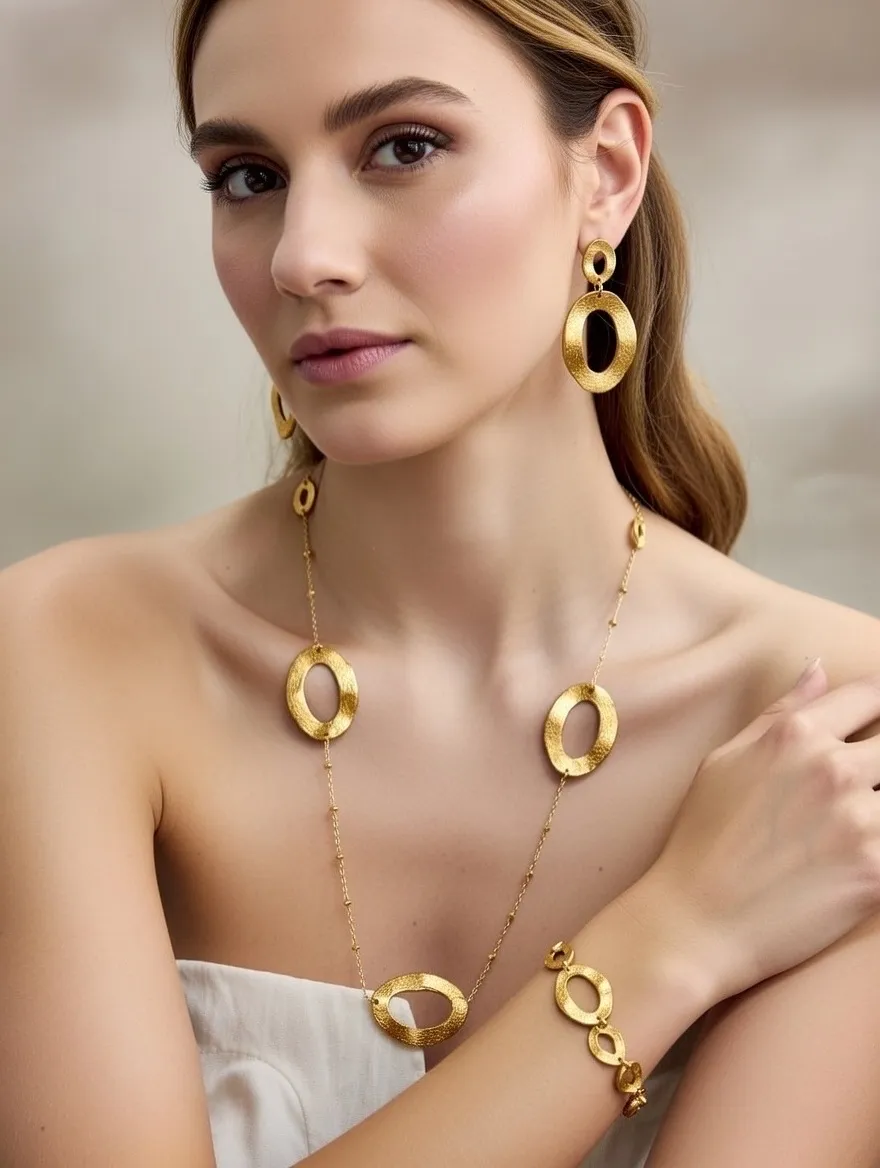 Catena Ovale -Collana Lunga in Acciaio - CL-103-AA6377N