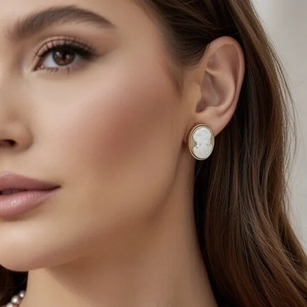 Donna-Orecchini in Acciaio - OR-732-500 (Nero)