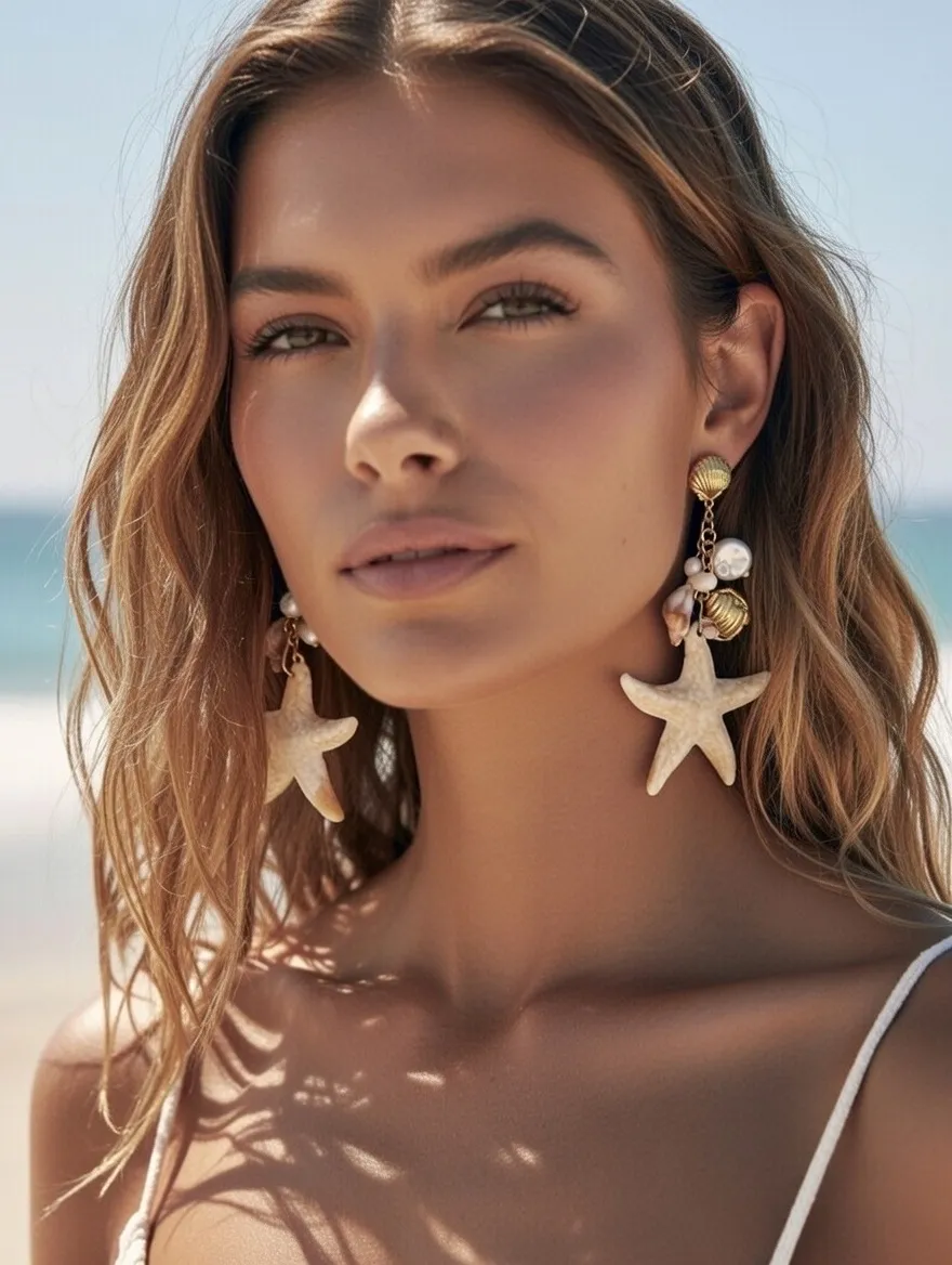 [OR-794-22] Stella Marina-Orecchini Moda - OR-794-22