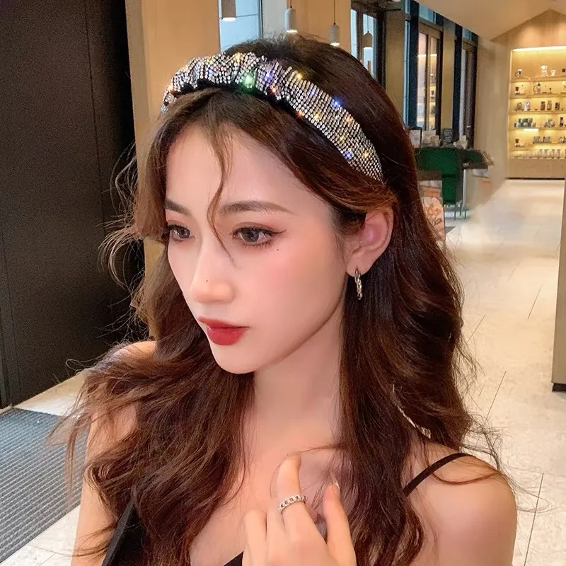 [AXC-con Strass-12pz Cerchietti per Capelli] AXC-con Strass-12pz Cerchietti per Capelli