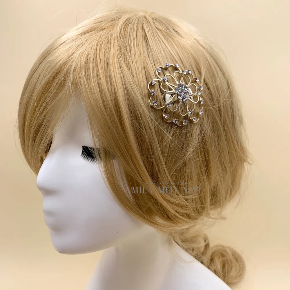 AXC109-2-Pettine Fiore- Acccessori per Capelli