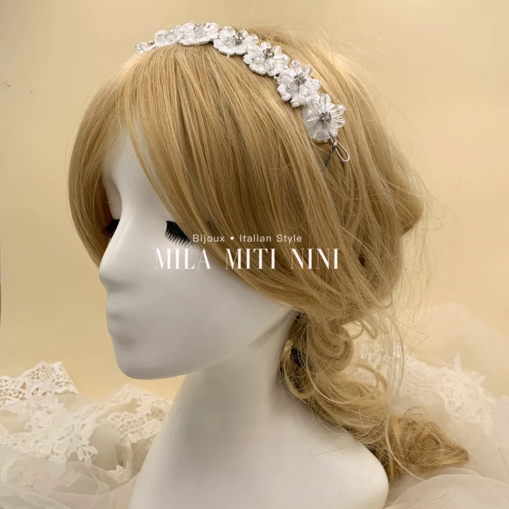 AXC282-33-Fiore Cristalli- Acccessori per Capelli