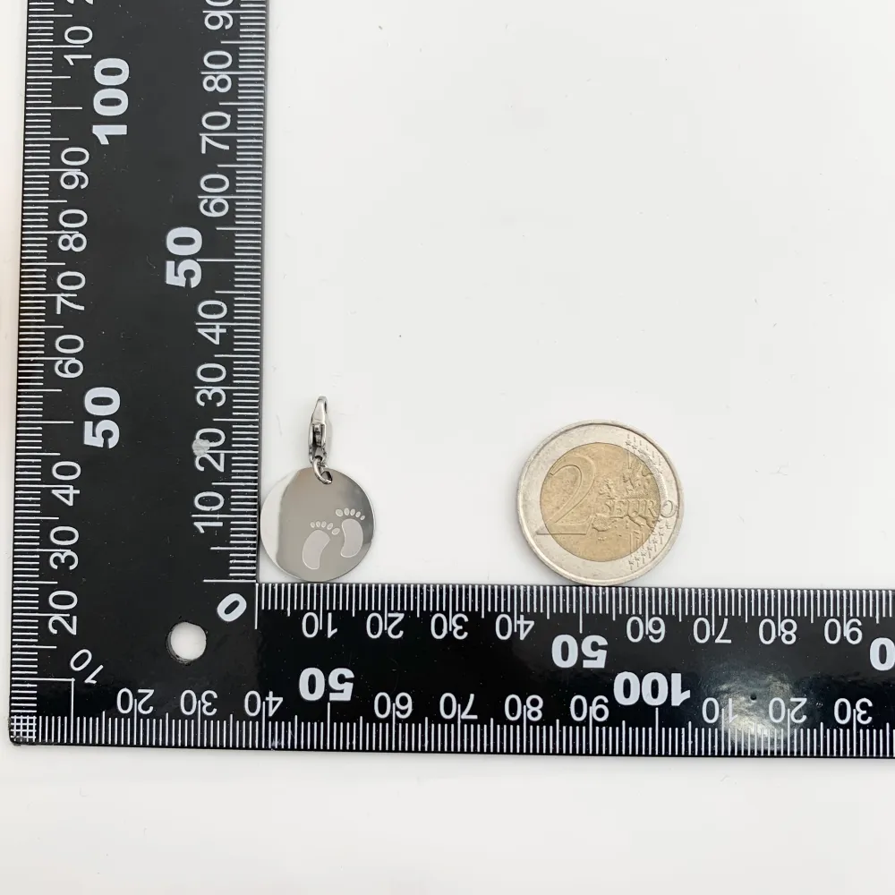 CIO4121-Piedini- Ciondolo in Acciaio