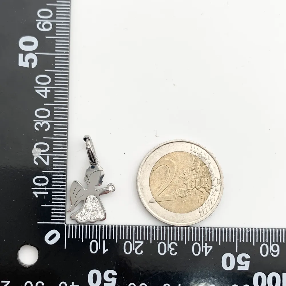 CIO4132-Angelo- Ciondolo in Acciaio