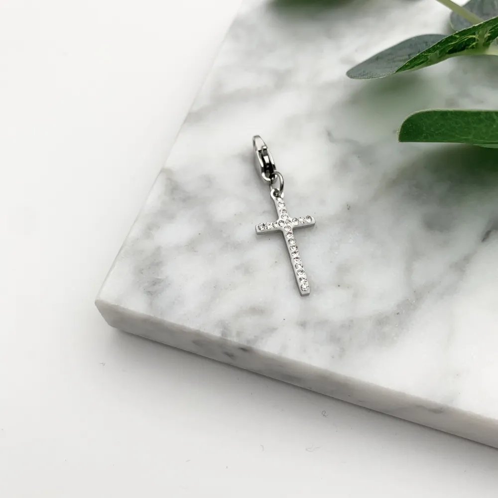 CIO4137-Croce- Ciondolo in Acciaio