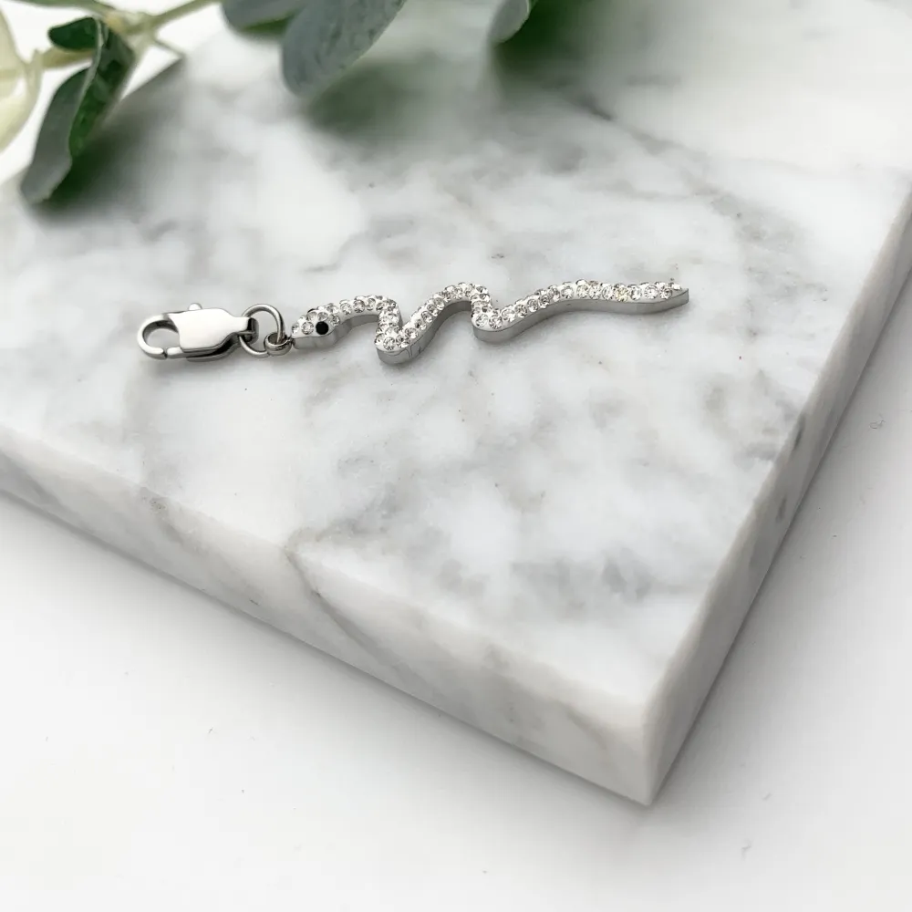 CIO7633-Serpente- Ciondolo in Acciaio