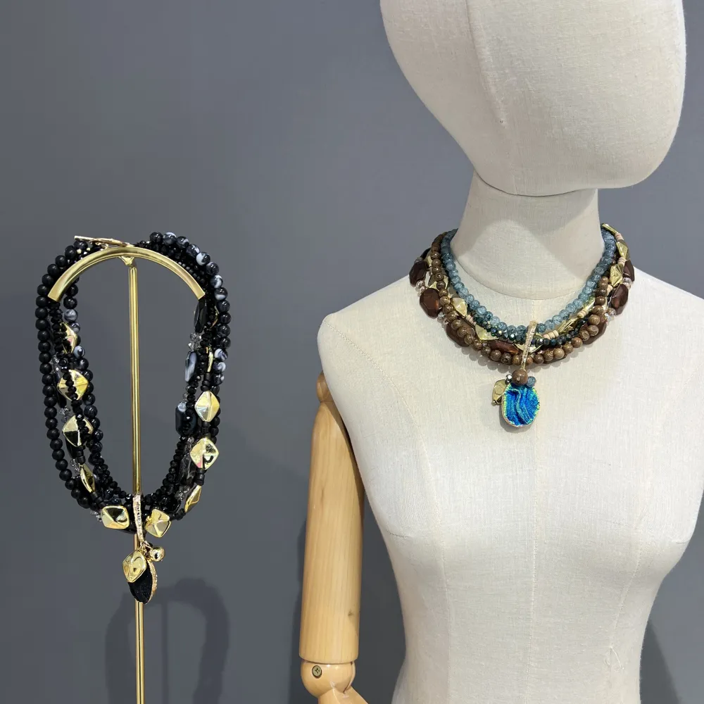 Multifili-Collana Corta Moda - CL-297-23