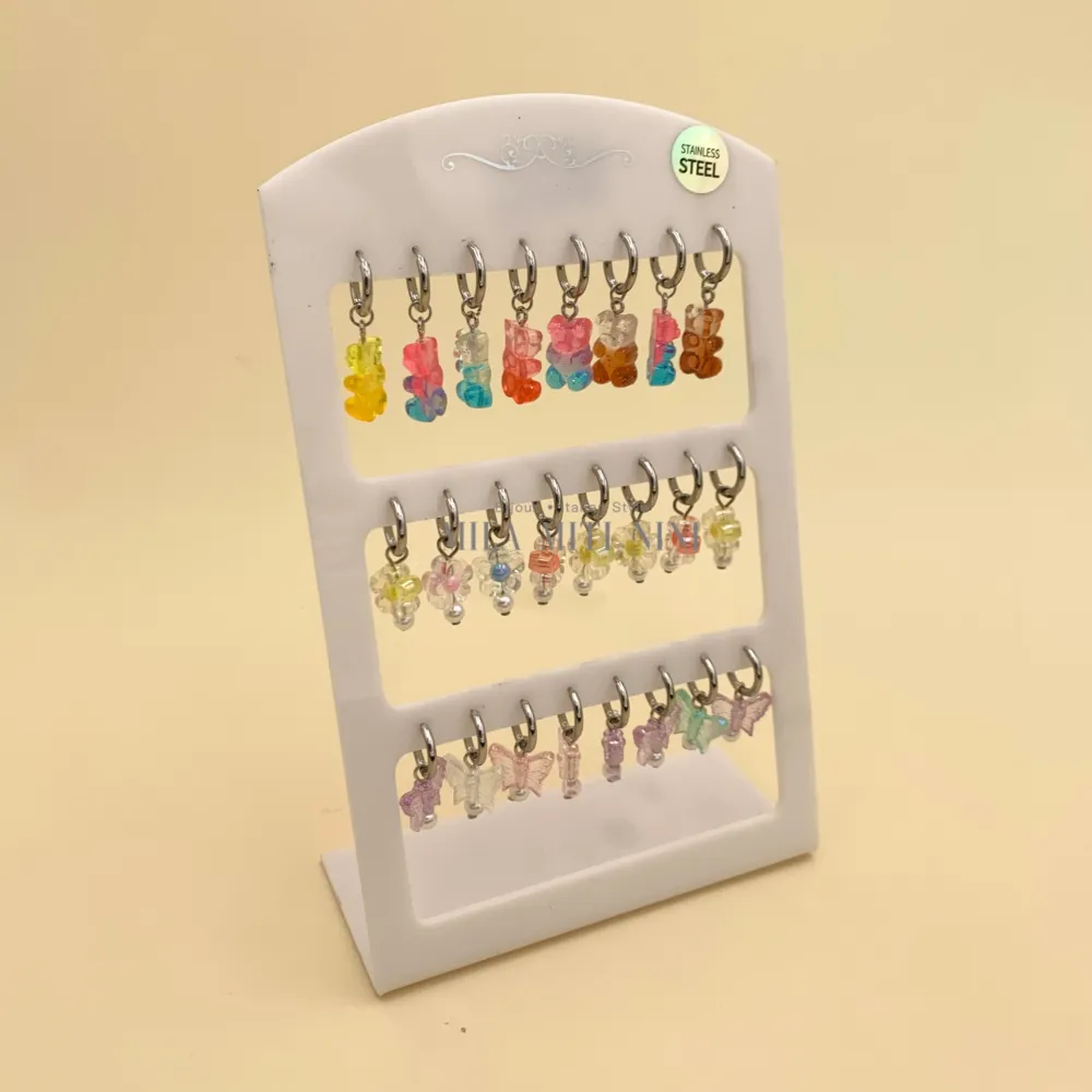 [OPA176-393-Mix -12Paia Orecchini Acciaio] OPA176-393-Mix -12Paia Orecchini Acciaio