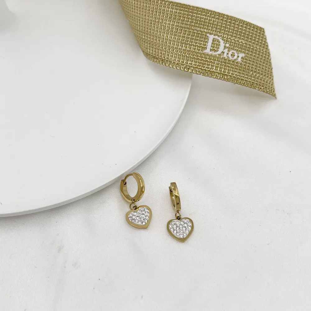 OPA450-338-Cuore-12 Paia Orecchini in Acciaio