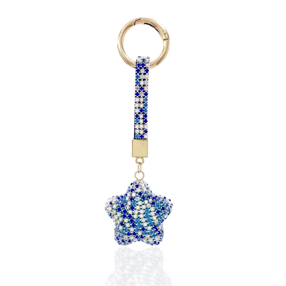 Stella - 12pz Portachiavi Con Strass - PO-792-03