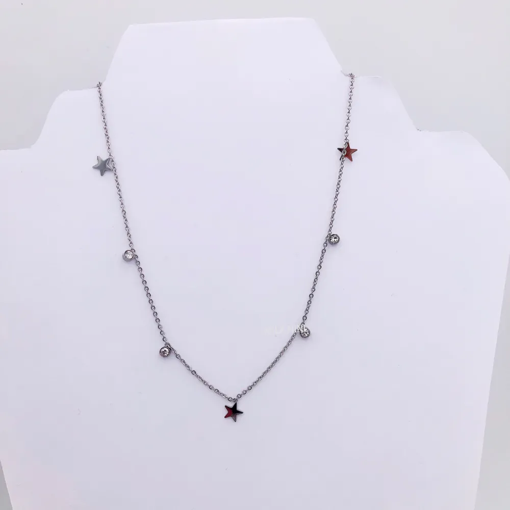 [Stelle e  punto luce  - Collana 4580] Stelle e  punto luce  - Collana 4580 (ac ci ai o)