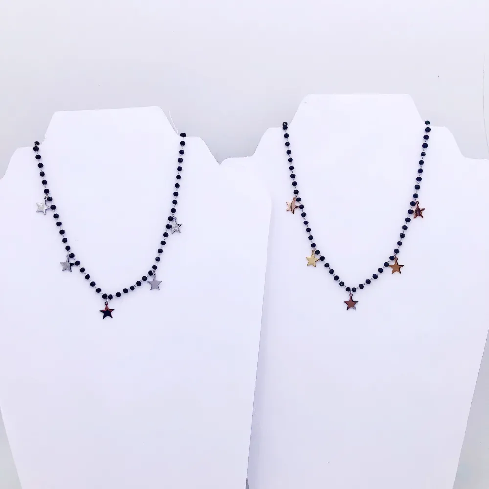 VCAC Stelle catena rosario 6627  - Collana acciaio