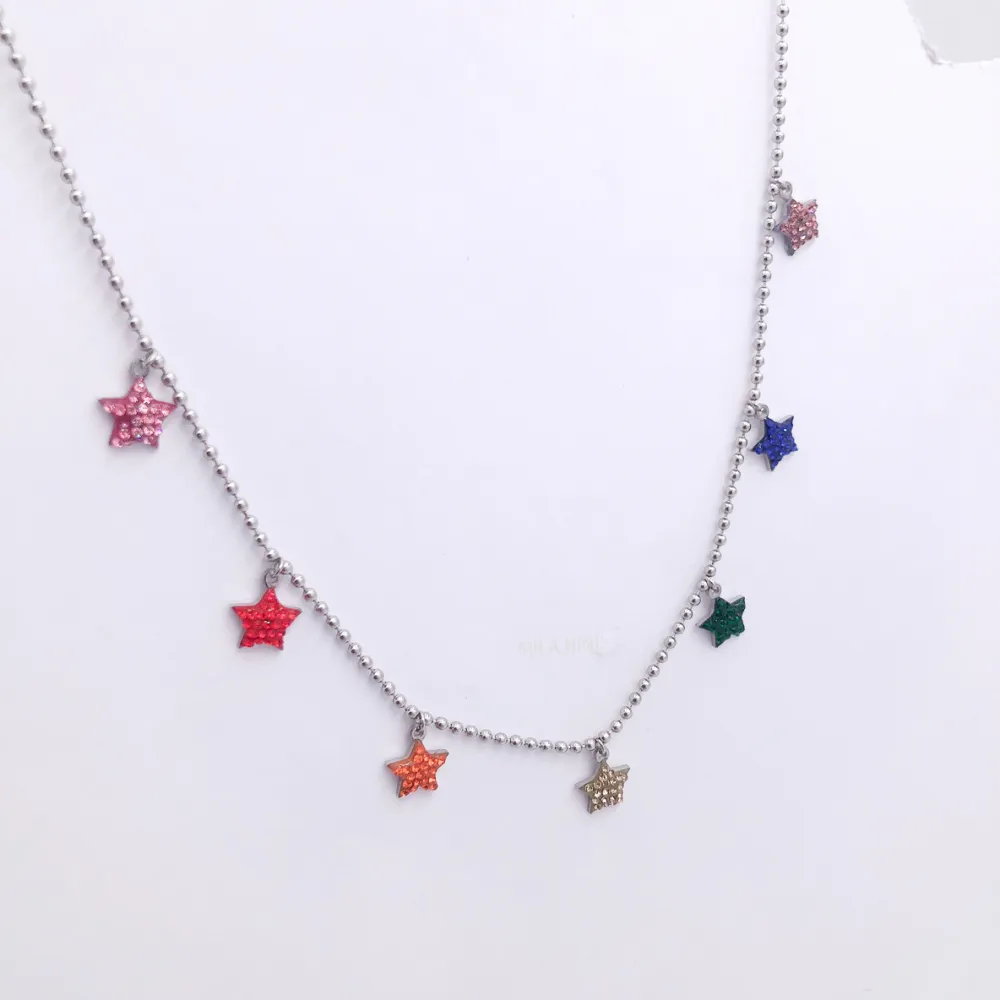 stelle   strass  - Collana 4727