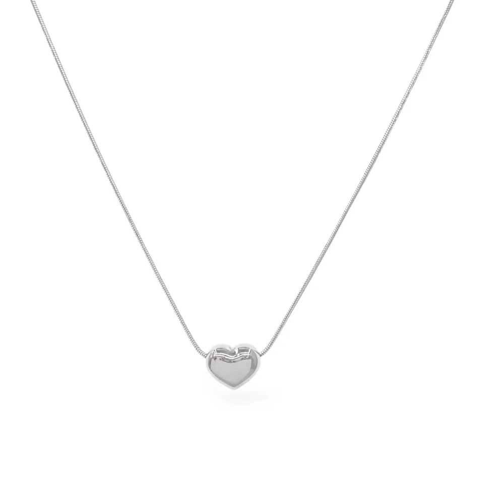 Cuore -Collana Corta in Acciaio - CL-413-3731