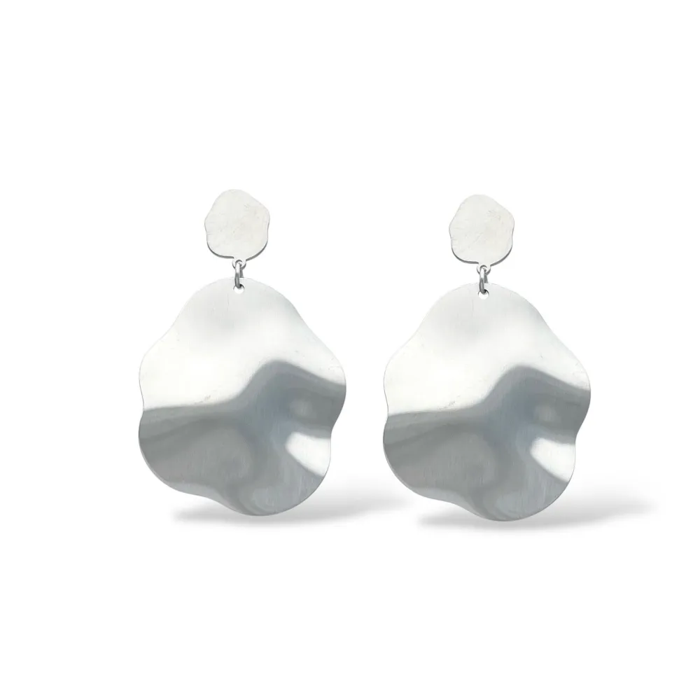 Pendente  Alien -Orecchini in Acciaio - OR-103-AA6128E (Argento)