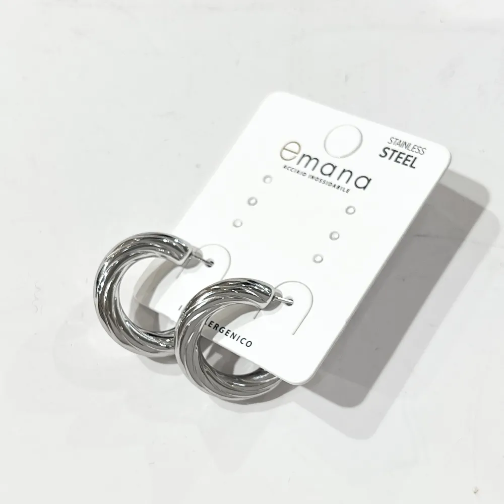 Cerchio  -Orecchini in Acciaio - OR-103-AA6539E
