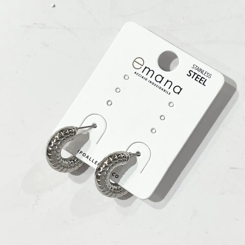 Cerchio  -Orecchini in Acciaio - OR-103-AA6561E (Argento)
