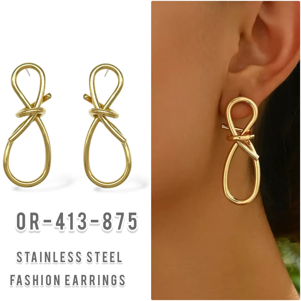 Nodo-Orecchini in Acciaio - OR-413-857