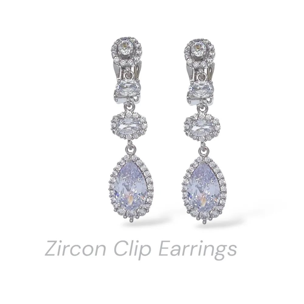 Pendente con Goccia-Orecchini a Clip - OR-506-419J