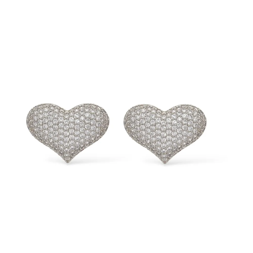 Cuore-Orecchini con Cubic Zirconia - OR-506-432