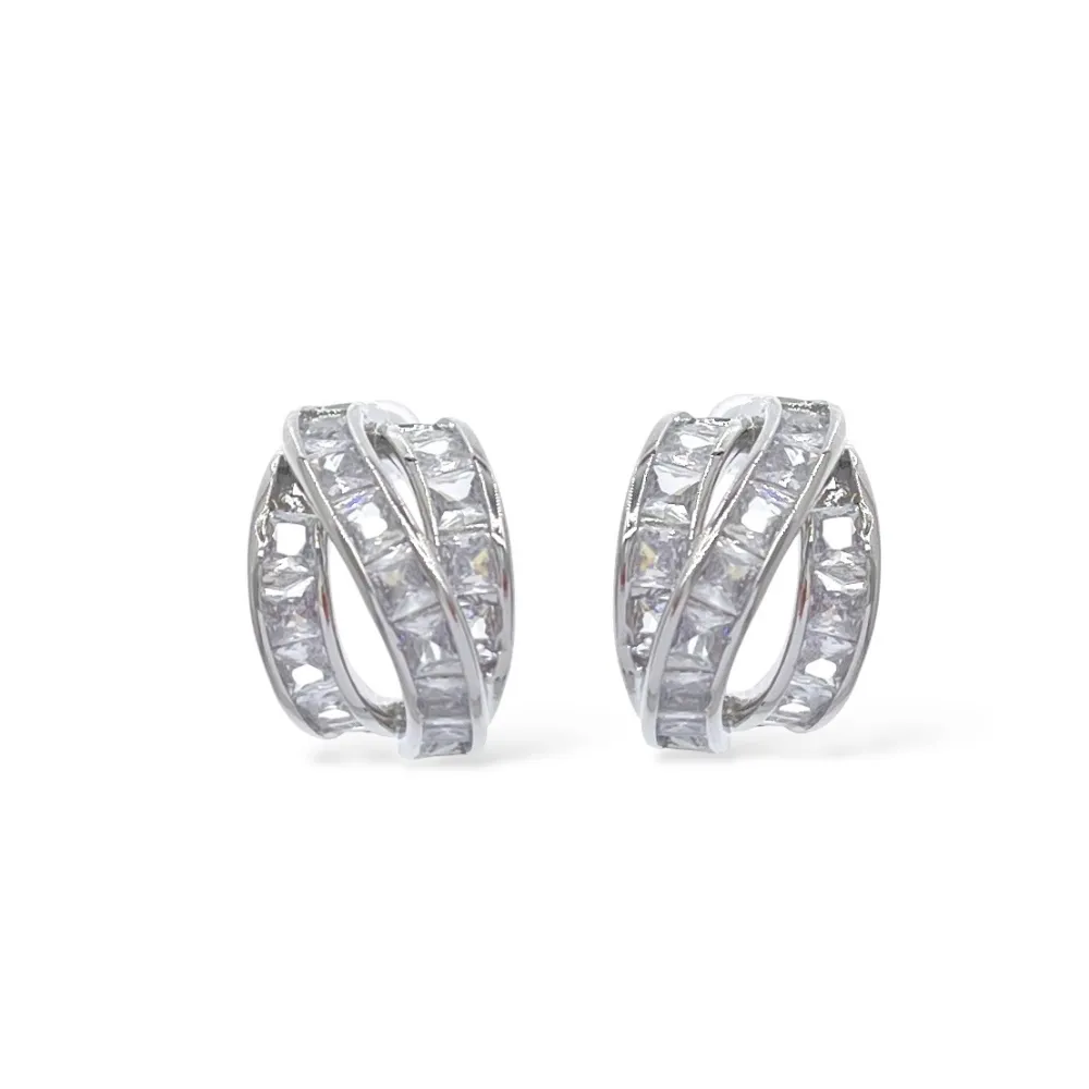 Cerchio-Orecchini con Cubic Zirconia - OR-506-440J