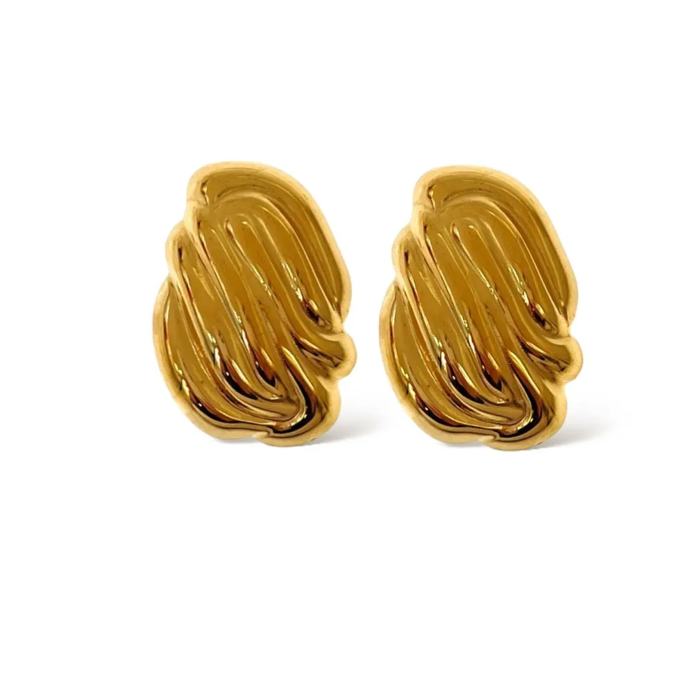 Forma in acciaio -Orecchini in Acciaio - OR-754-15 (Argento)