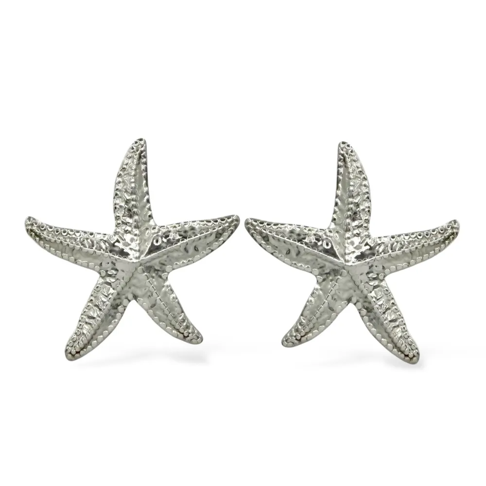 Stella Marina Grande-Orecchini in Acciaio - OR-774-01 (Argento)