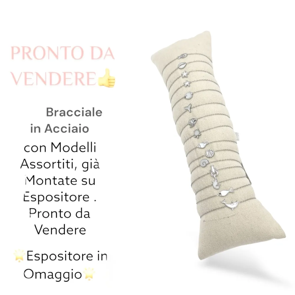 Serie Ocean -15pz Bracciali in Acciaio - BR-795-15175-1