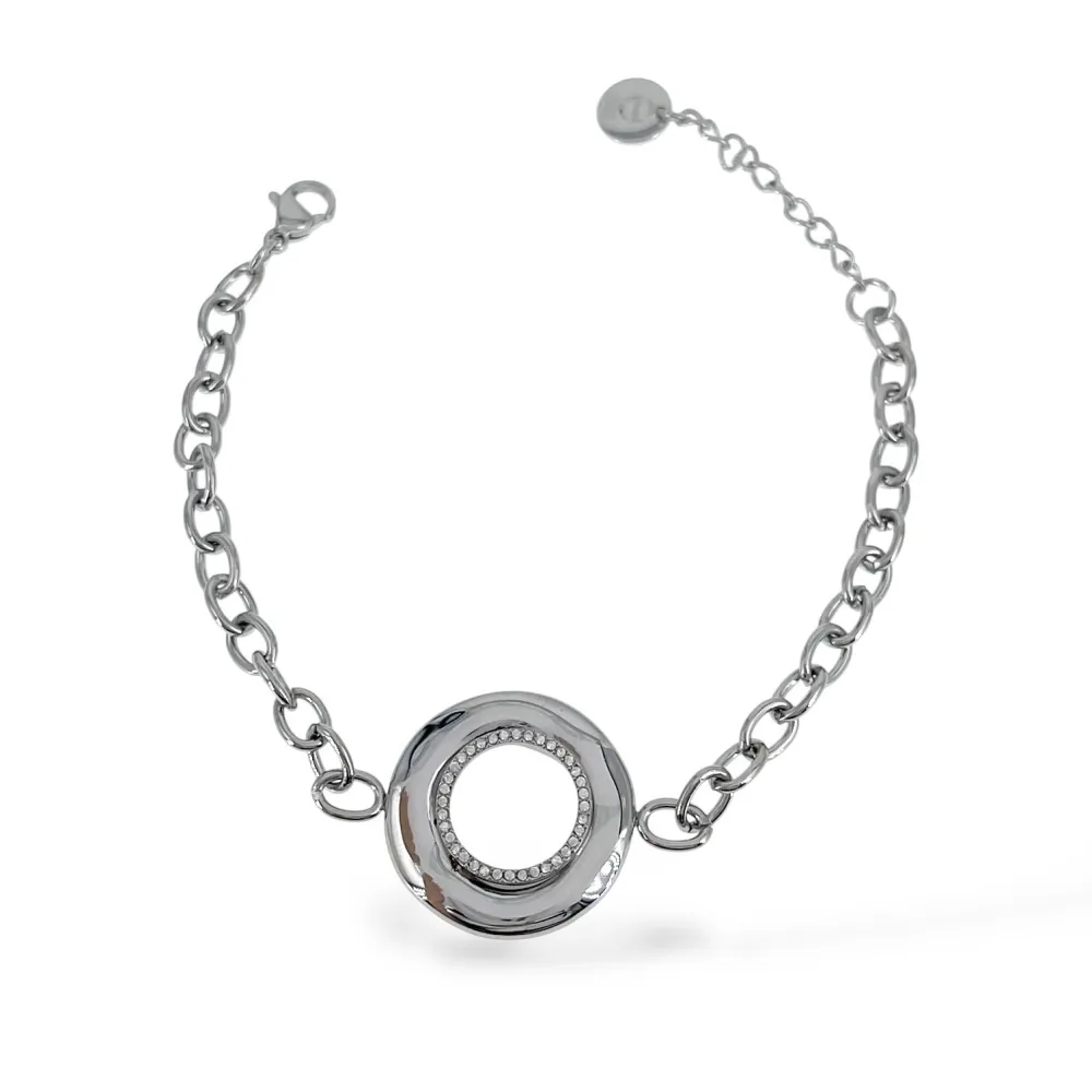 Cerchio -Bracciali in Acciaio - BR-795-15227 (Argento)