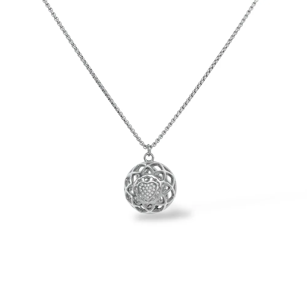 cuore -Collana Corta in Acciaio - CL-103-AA6709N